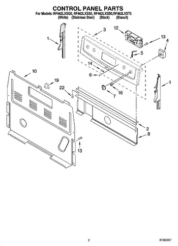 Diagram for RF462LXST0