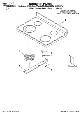 Diagram for RF462LXSB4