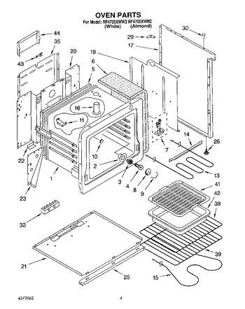 Diagram for RF4700XWW2