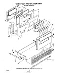 Diagram for 05 - Oven Door And Drawer