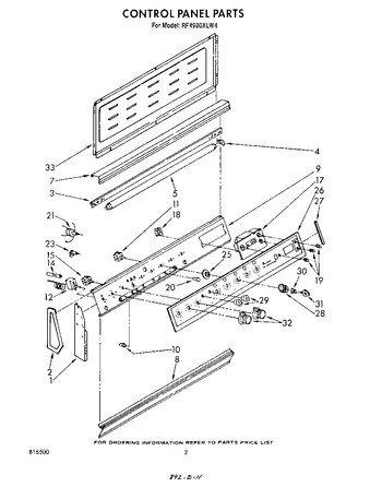 Diagram for RF4900XLW4