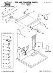 Diagram for 01 - Top And Console Parts