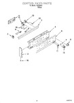 Diagram for 02 - Control Panel Parts