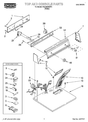 Diagram for RGX4625EW1