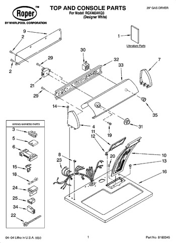 Diagram for RGX4634KQ3