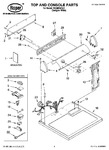 Diagram for 01 - Top And Console Parts