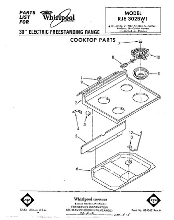 Diagram for RJE302BW1