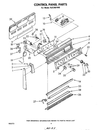 Diagram for RJE395PW0