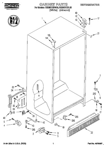 Diagram for RS20EKXBL00