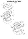 Diagram for 03 - Refrigerator Shelf Parts