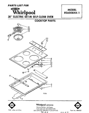 Diagram for RS600BXK1