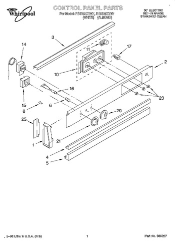 Diagram for RS6105XYW7