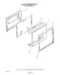 Diagram for 05 - Oven Door , Lit/optional