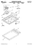 Diagram for 01 - Cooktop Parts