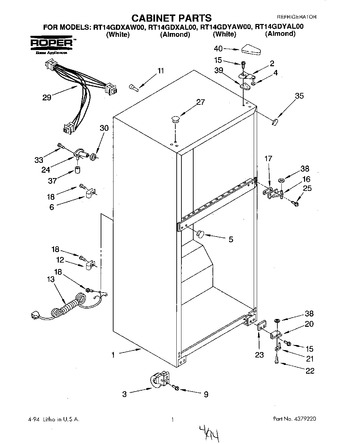 Diagram for RT14GDXAW00