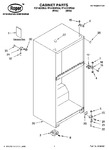 Diagram for 01 - Cabinet Parts