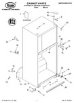 Diagram for 01 - Cabinet Parts