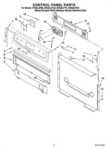 Diagram for SF265LXTQ0