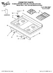 Diagram for 01 - Cooktop Parts