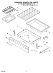 Diagram for 05 - Drawer And Broiler