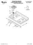 Diagram for 01 - Cooktop Parts