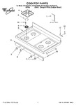 Diagram for 01 - Cooktop, Literature