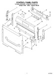 Diagram for 02 - Control Panel Parts