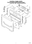 Diagram for 02 - Control Panel Parts