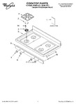 Diagram for 01 - Cooktop Parts