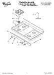 Diagram for 01 - Cooktop Parts