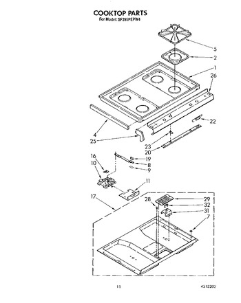 Diagram for SF395PEPW4