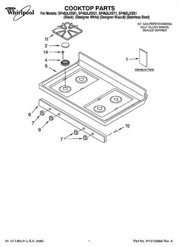 Diagram for SF462LXSQ1