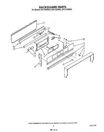 Diagram for SF5140SRW6