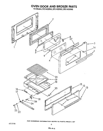 Diagram for SF5140SRW6