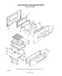 Diagram for 06 - Oven Door And Broiler