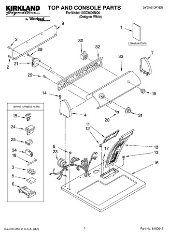 Diagram for SGDX600MQ0