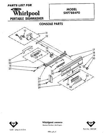 Diagram for SHF7884P0