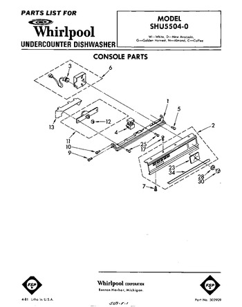 Diagram for SHU55040