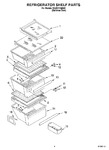 Diagram for 03 - Refrigerator Shelf Parts