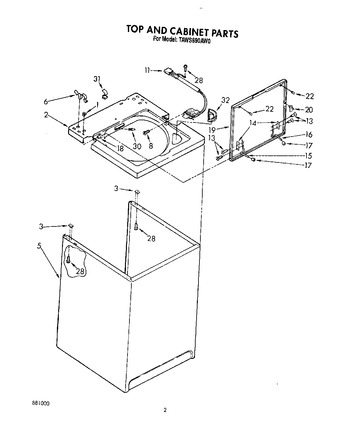 Diagram for TAWS690AN0