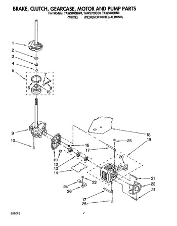 Diagram for TAWS700BQ0