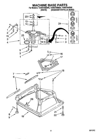 Diagram for TAWS700BQ0