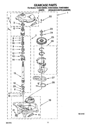 Diagram for TAWS700BQ0