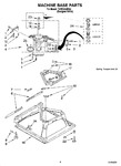 Diagram for 05 - Machine Base Parts