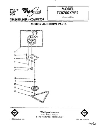 Diagram for TC8700XYP2