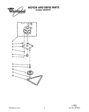 Diagram for TC8700XYP3