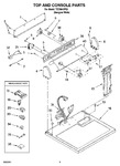 Diagram for 02 - Top And Console Parts