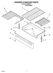 Diagram for 05 - Drawer & Broiler Parts, Optional Parts