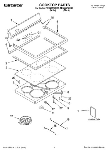 Diagram for TES400PXHB0