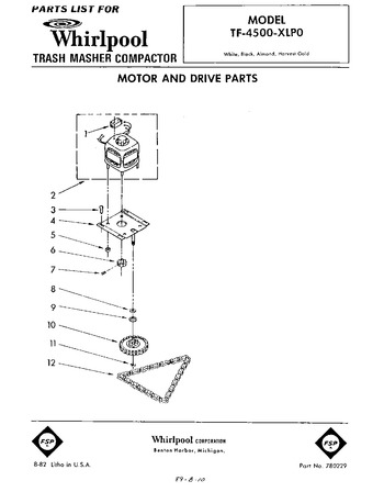 Diagram for TF4500XLP0